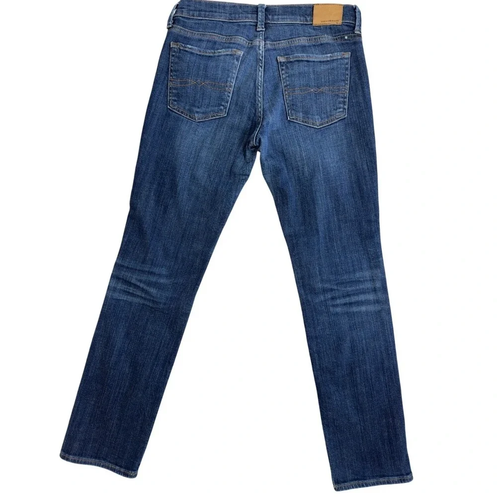 Lucky Brand Sweet Straight Jeans Womens 2/26‎ Dark Wash Blue Denim Stretch Jeans